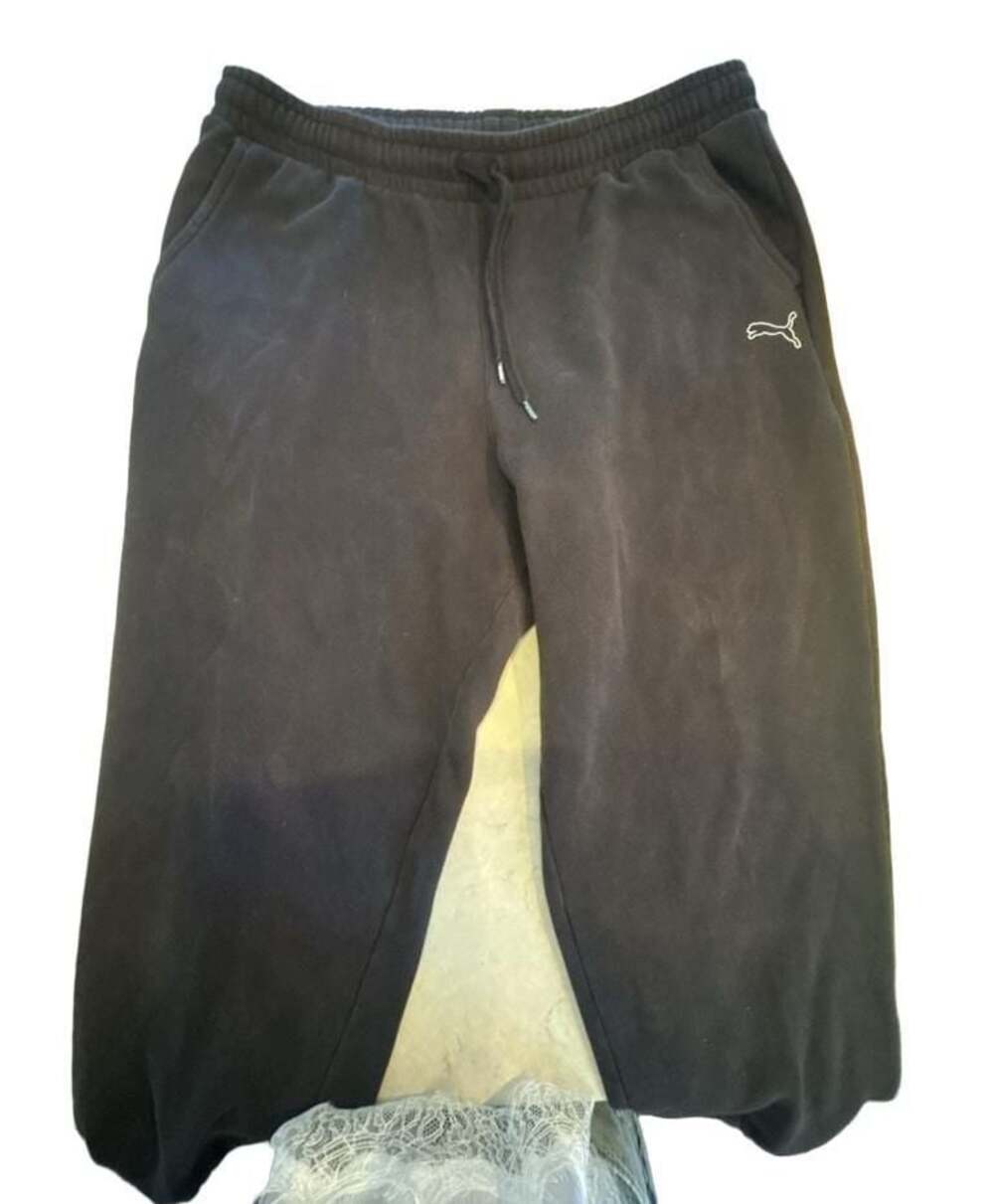 Puma Men's Black Fleece Sweatpants with Jumpman Logo